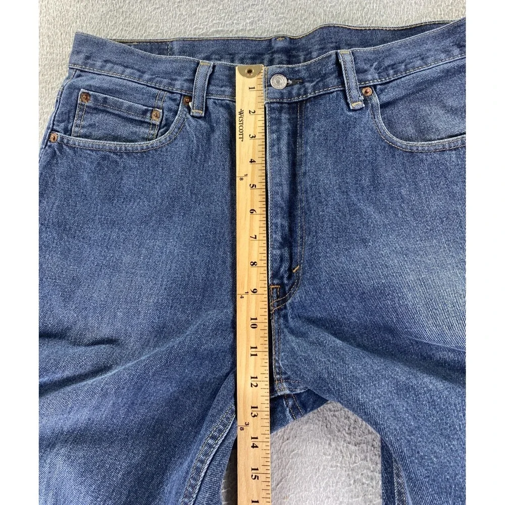 Levis 550 Jeans Men 36x34 Relaxed‎ Med Wash 100% Cotton Denim Classic Workwear